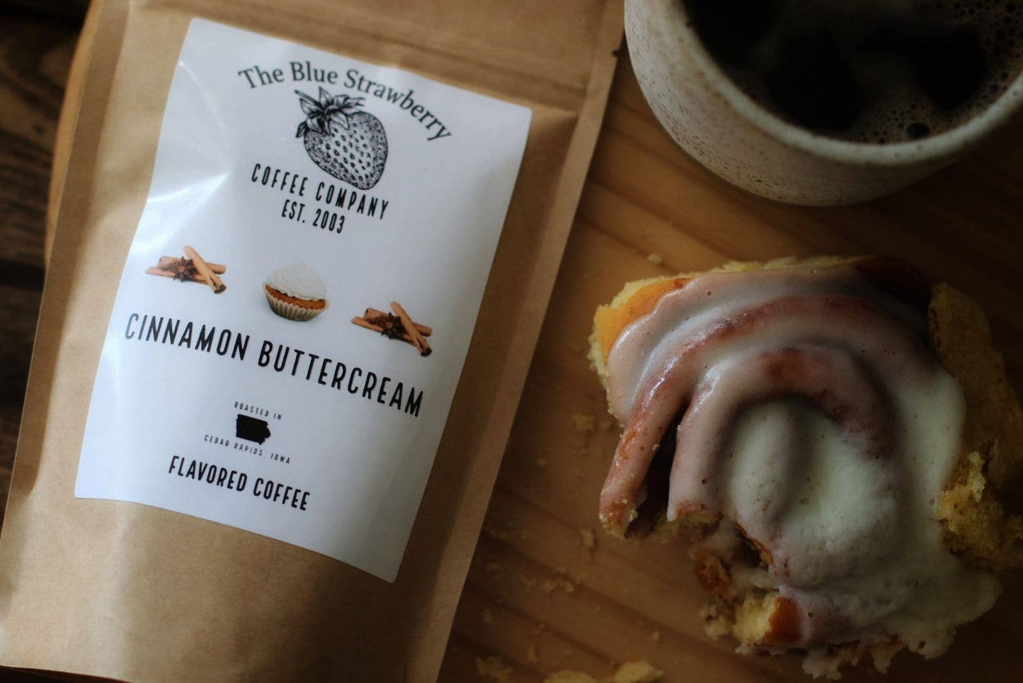 Cinnamon Buttercream (Flavor Coffee): 8 oz