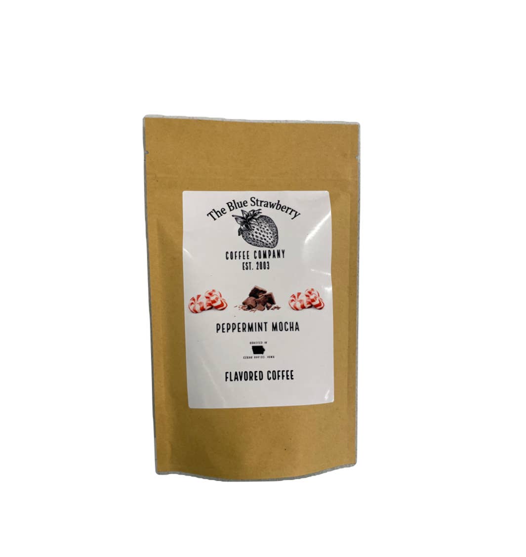 Peppermint Mocha (Flavored Coffee): 8 oz