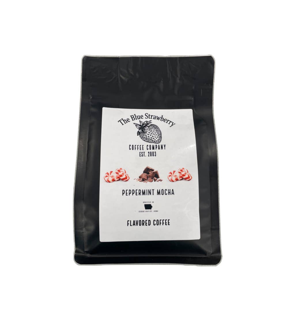 Peppermint Mocha (Flavored Coffee): 8 oz