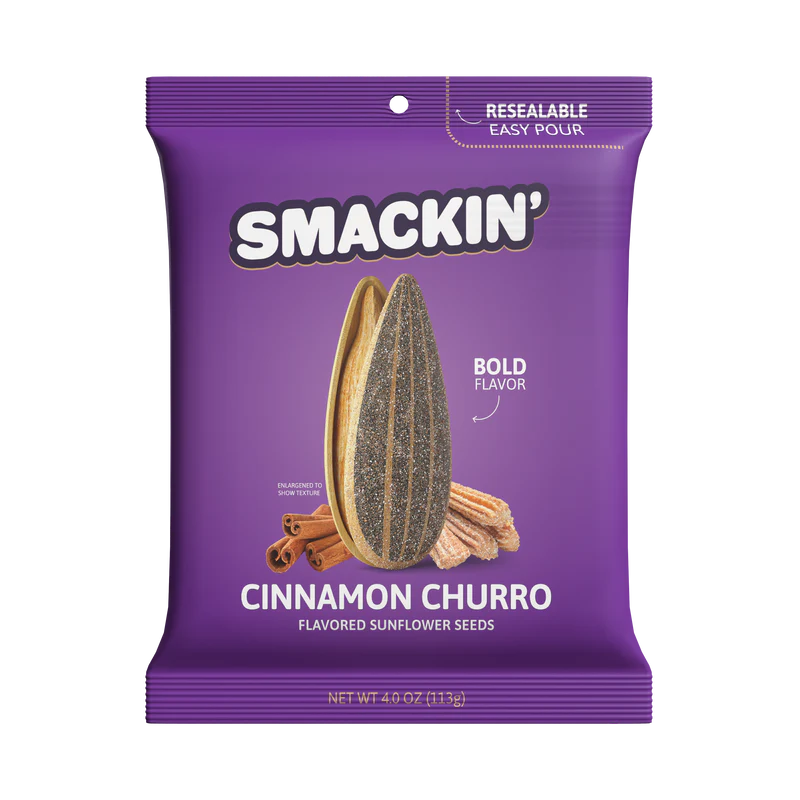 🎉 Cinnamon Churro SMACKIN’ Sunflower Seeds 🎉