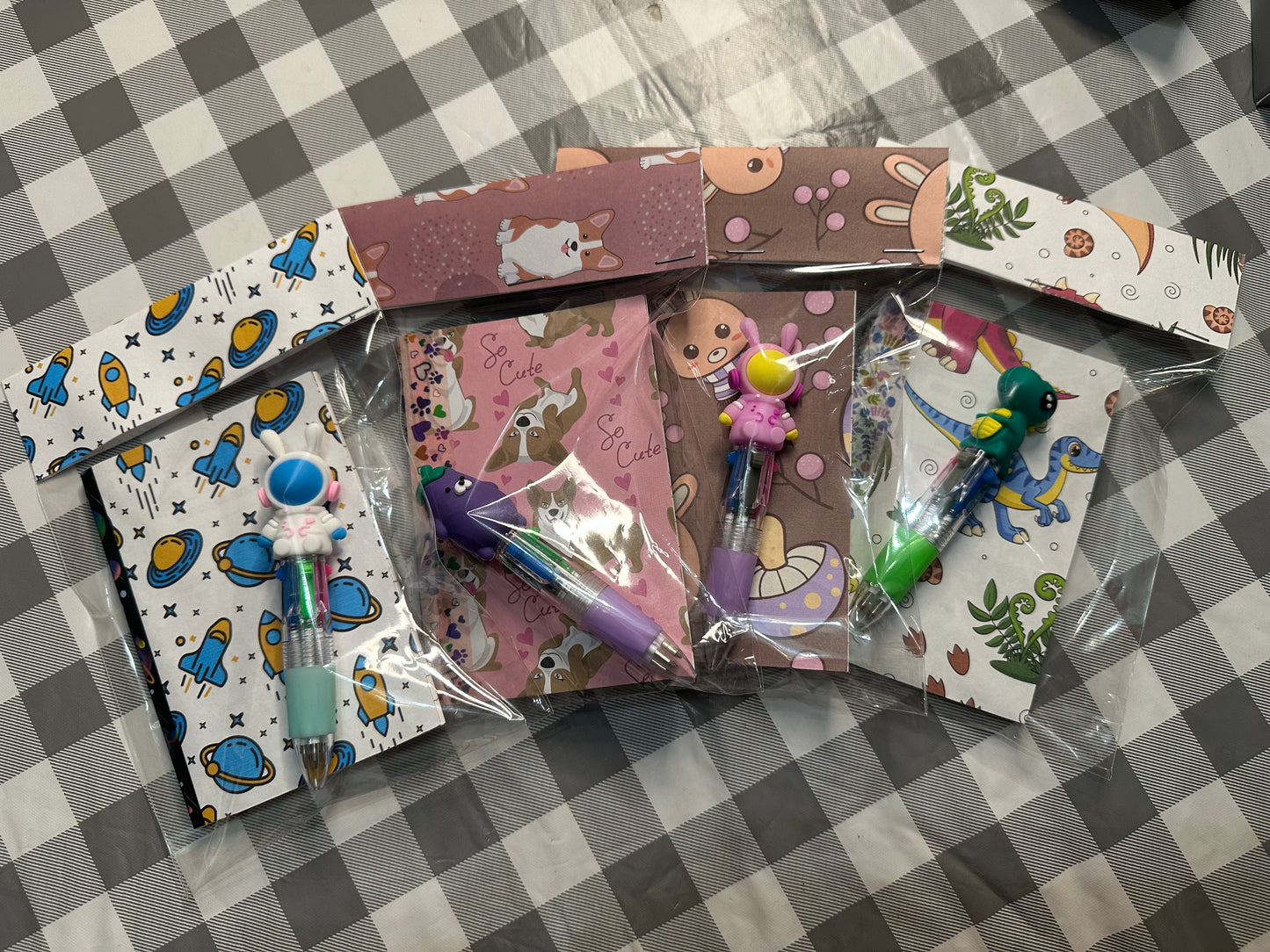 Mini Notepad with Multi Color Pen