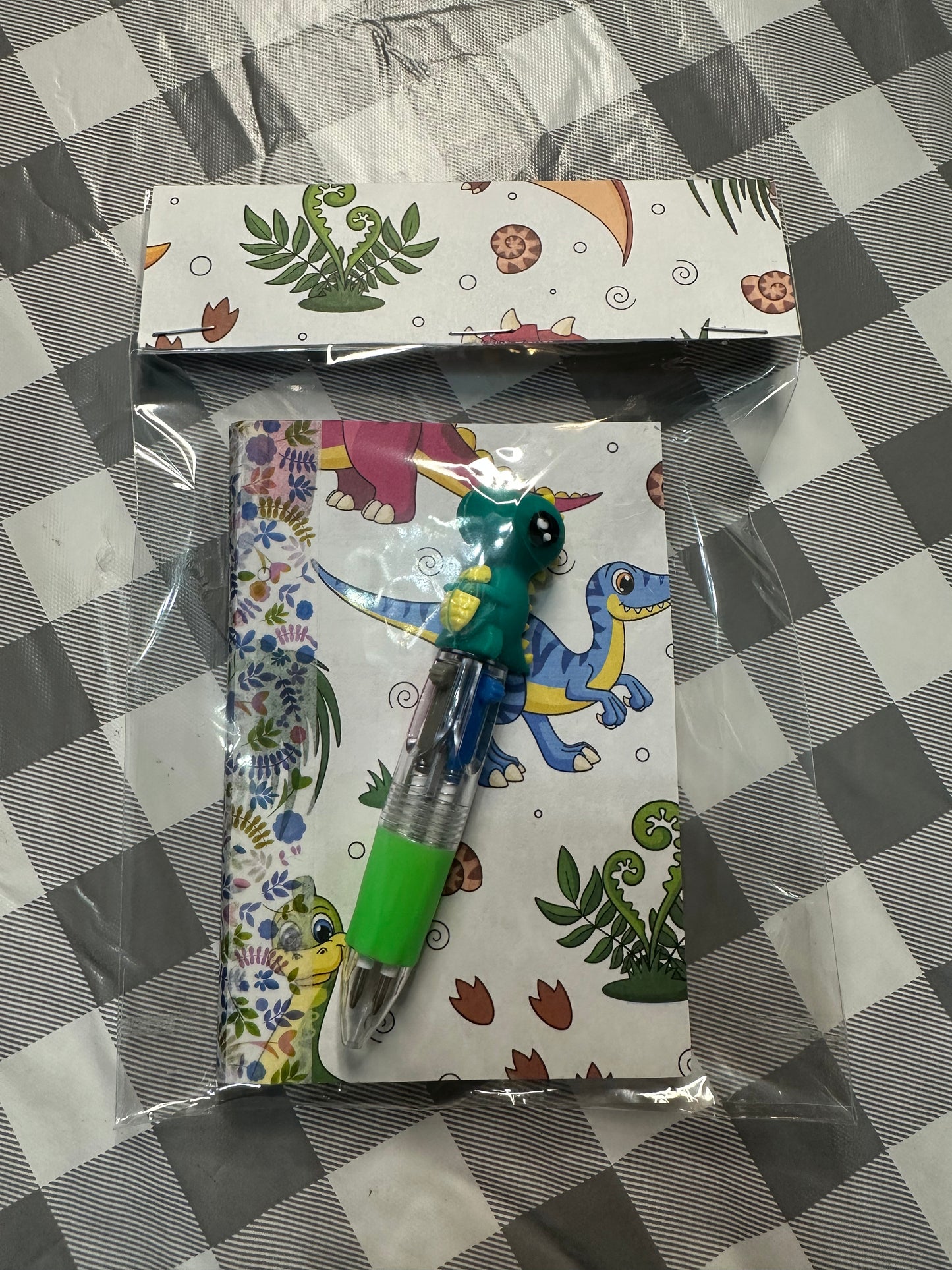 Mini Notepad with Multi Color Pen