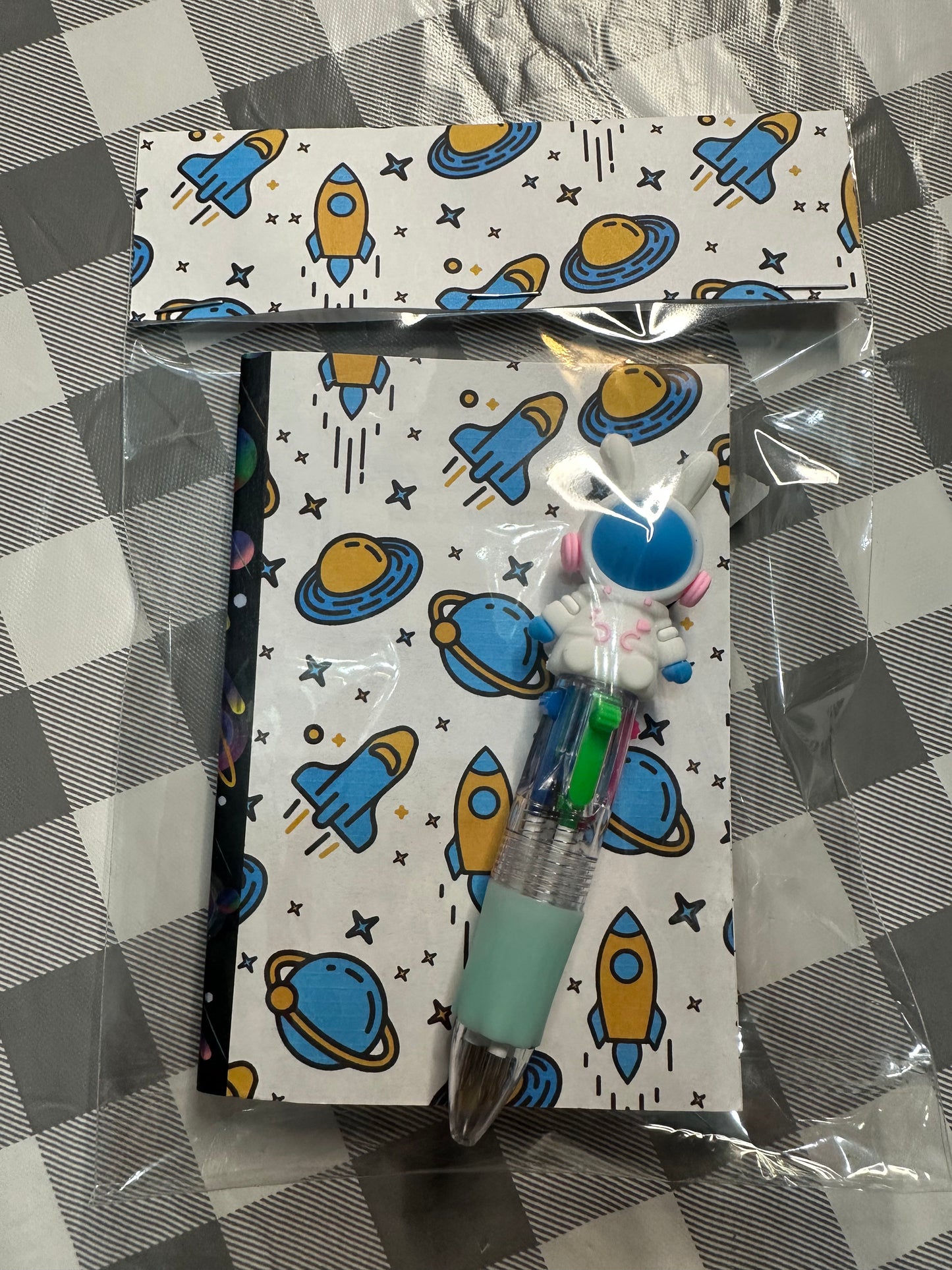 Mini Notepad with Multi Color Pen