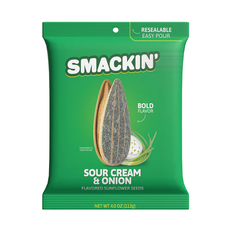 🧅 Sour Cream & Onion SMACKIN’ Sunflower Seeds 🧅