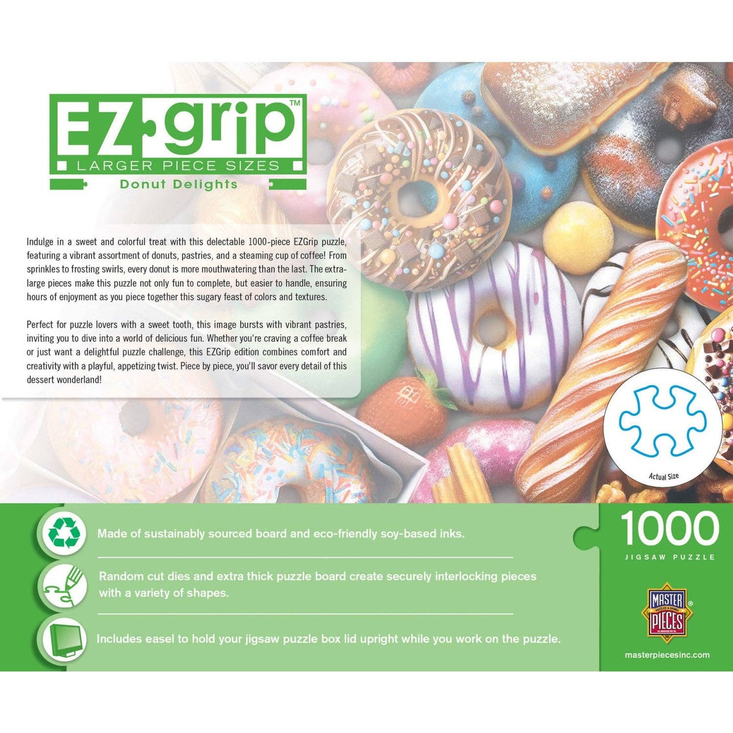 EZ Grip - Donut Delights 1000 Piece Jigsaw Puzzle