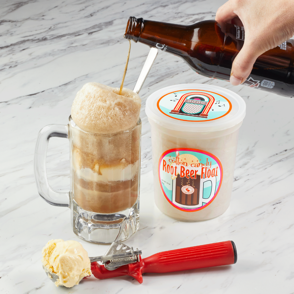Root Beer Float Cotton Candy – A Sip of Summer in Every Fluff! 🍦🥤