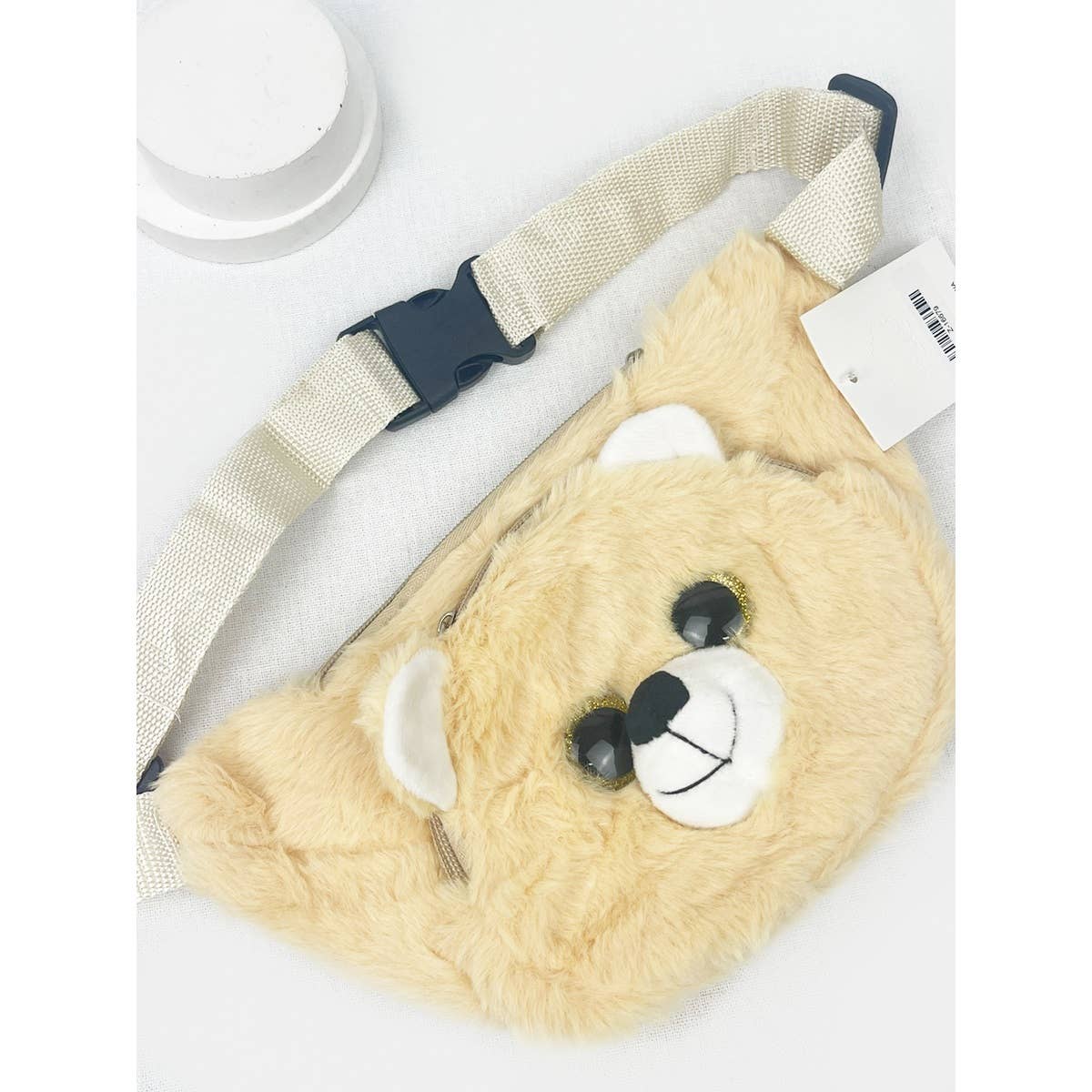 Soft Fuzzy Animal Character Kids Fanny Pack