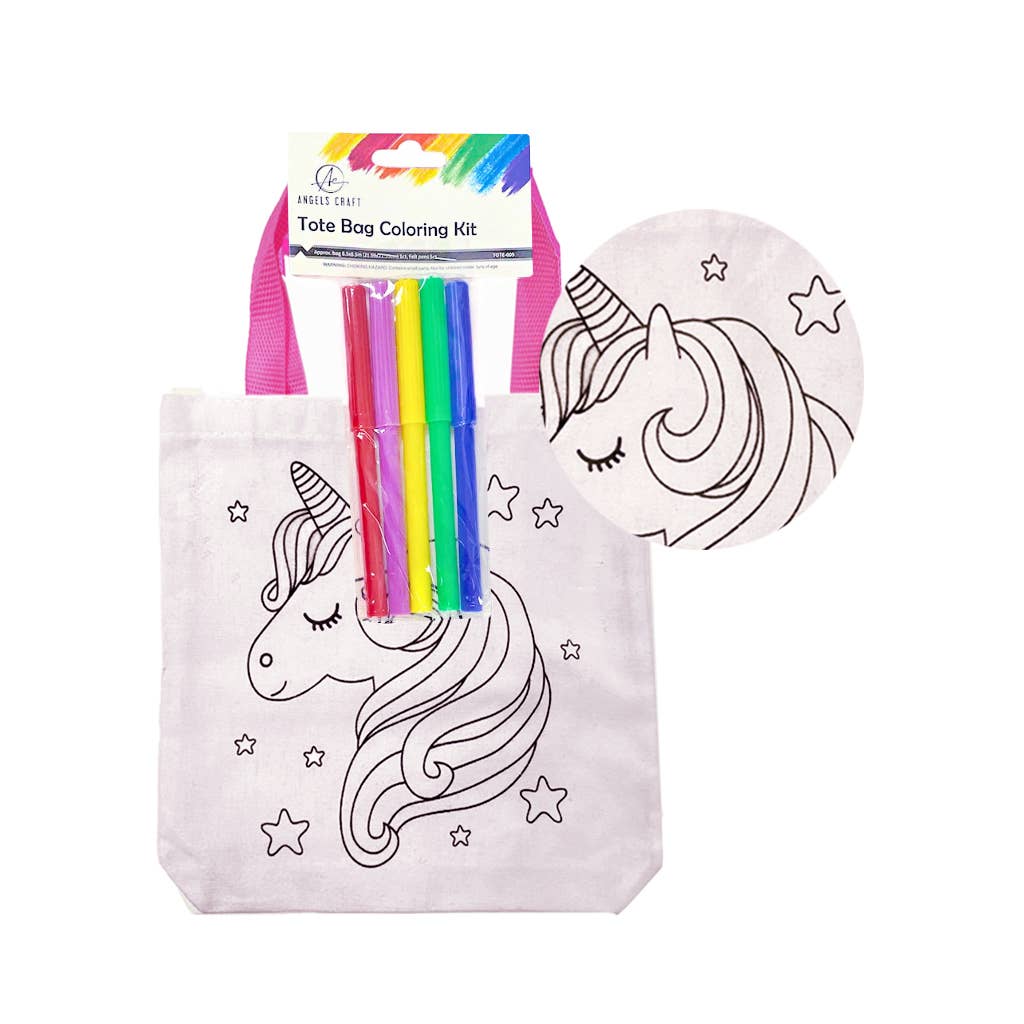 Color Your Own Tote! – 5 Fun Designs to Choose From: Dinosaur