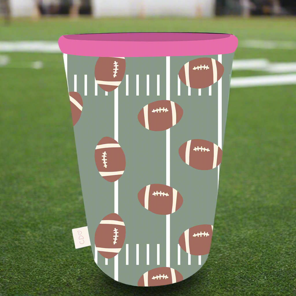 Touchdown Season Football Drink Sleeve: Medium