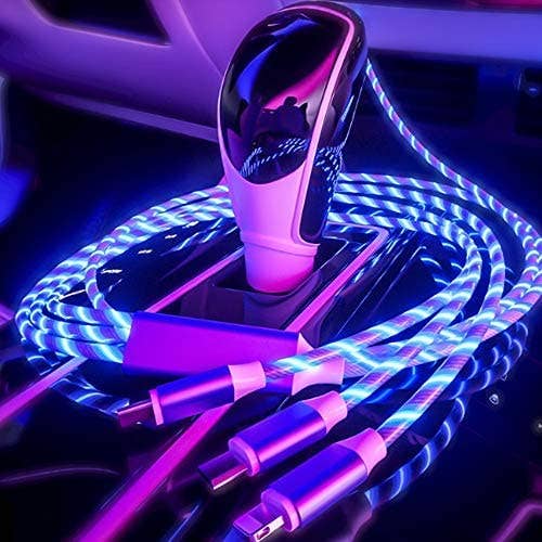 Flowing current light up cable