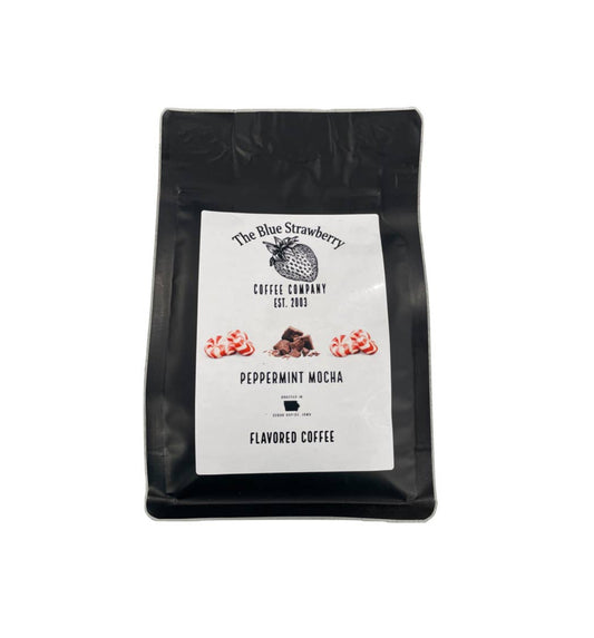 Peppermint Mocha (Flavored Coffee): 8 oz