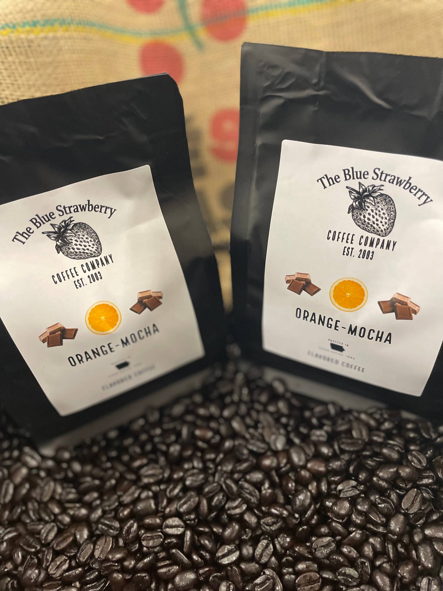 Orange-Mocha (Flavored Coffee): 4 oz