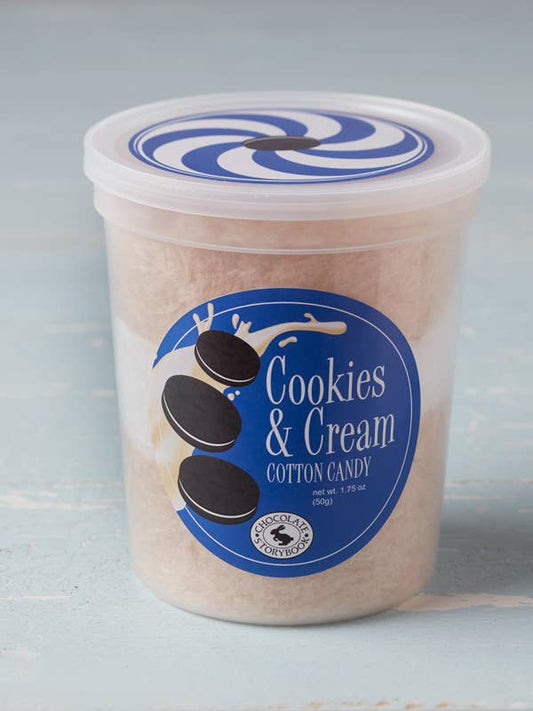 Chocolate Vanilla Chocolate Cotton Candy – Like an Oreo, But Make It Fluffy! 🍫🍦🍫