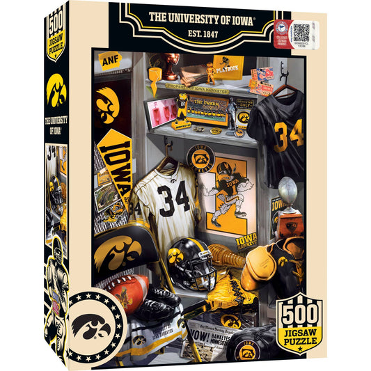 Iowa Hawkeyes - Locker Room 500 Piece Puzzle