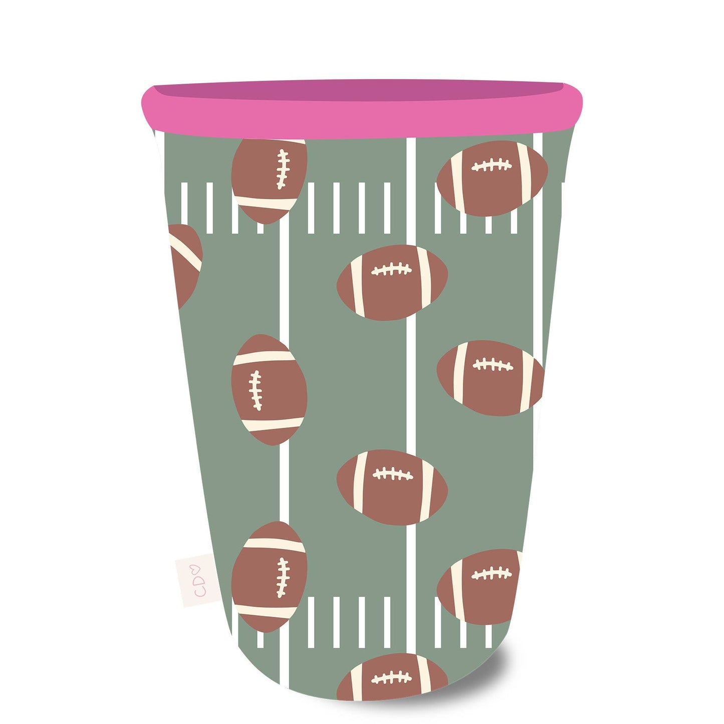 Touchdown Season Football Drink Sleeve: Medium