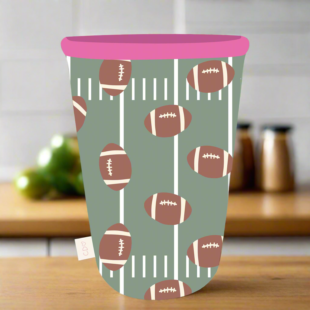 Touchdown Season Football Drink Sleeve: Medium