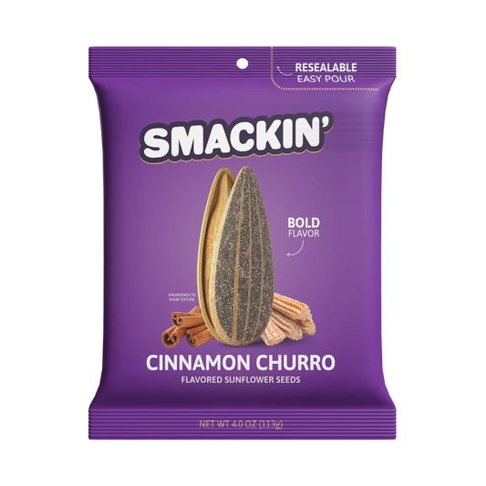 🎉 Cinnamon Churro SMACKIN’ Sunflower Seeds 🎉