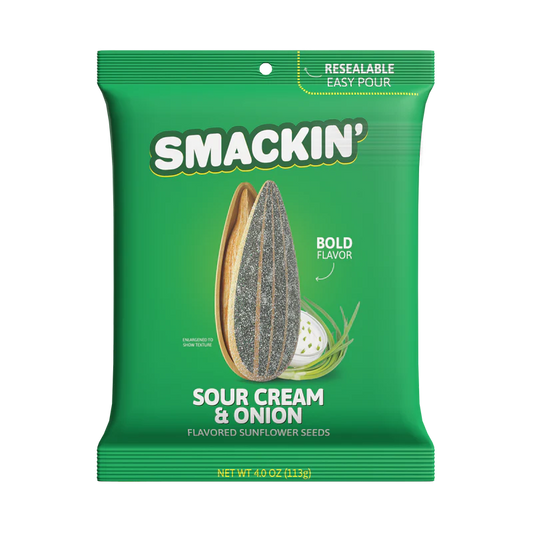 🧅 Sour Cream &amp; Onion SMACKIN’ Sunflower Seeds 🧅