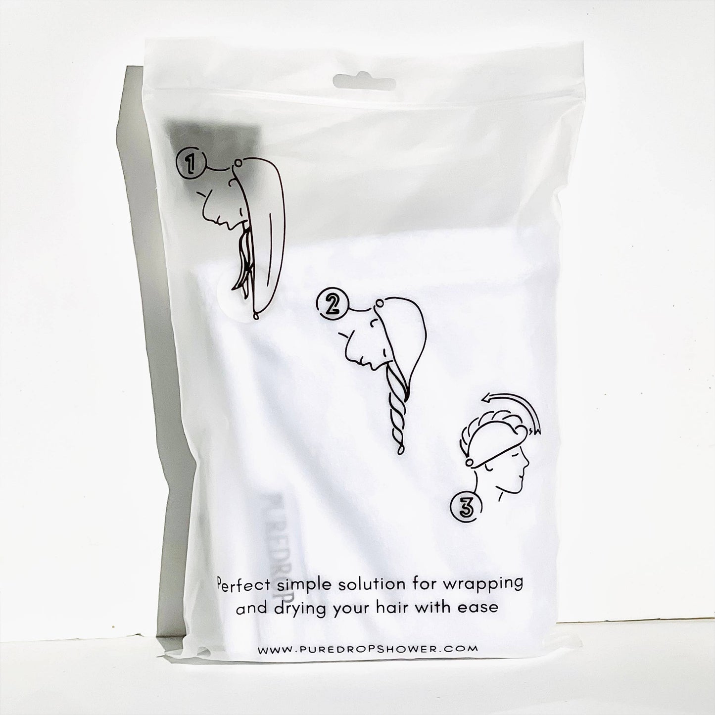 Microfiber Twisted Hair Towel