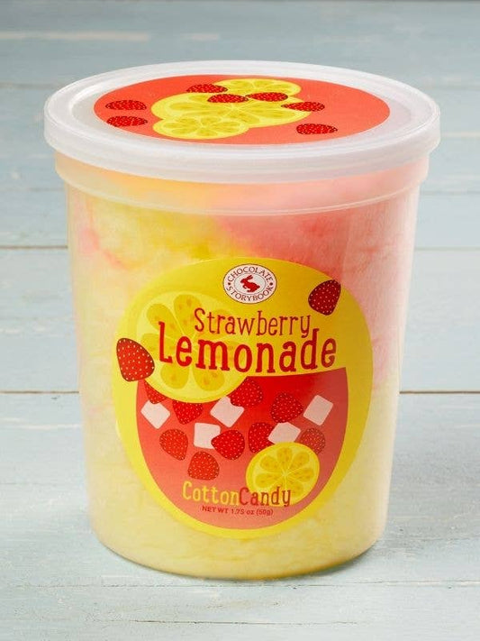 Strawberry Lemonade Cotton Candy – Summer in a Tub! 🍓🍋☀️