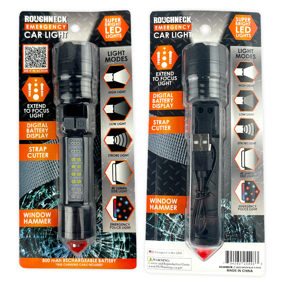 Roughneck Emergency Car LED Light Multi Tool - 6/Display: Wholesale Price