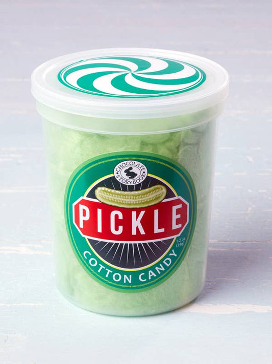 Dill Pickle Cotton Candy – A Pretty Big Dill! 🥒💚