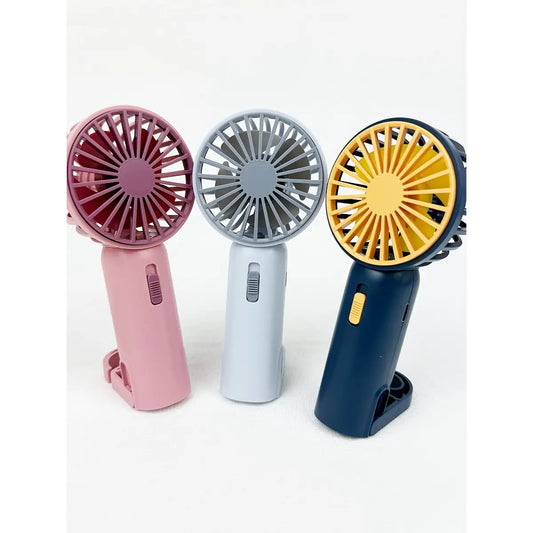 Portable Hand Fan with Pull Out Stand